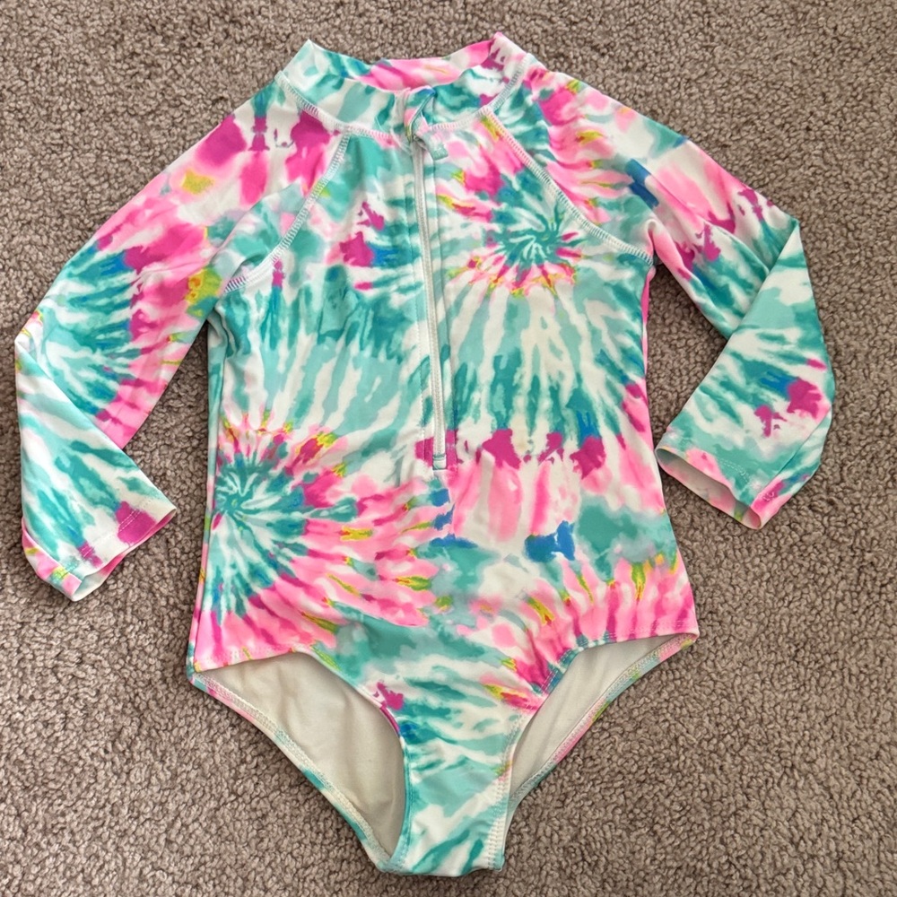 Limited Too Multicolor Tie-Dye Swimsuit